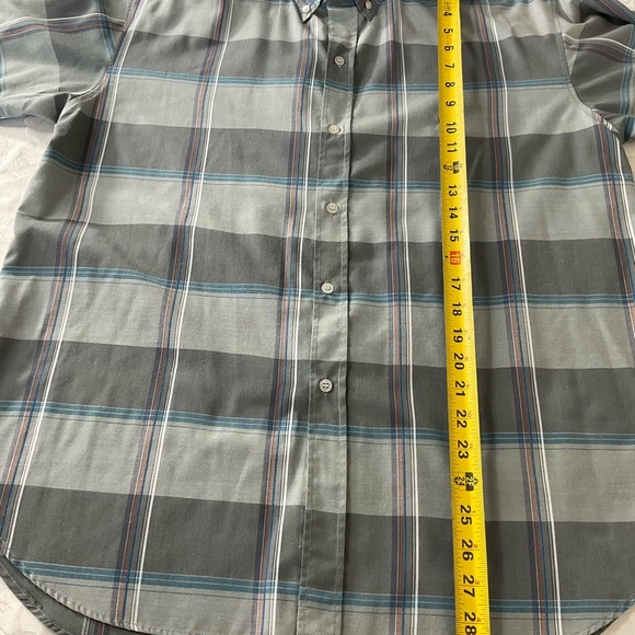 Polo Ralph Lauren Men's Size 20 Blue Grey L/S Button Down Shirt Small Pony - Picture 9 of 9